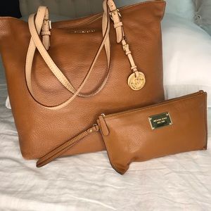 Michael Kors tote and matching wristlet